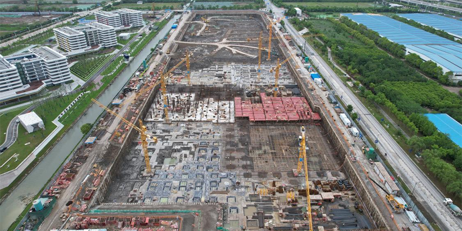 72000㎡超大深基坑:西伏智创中心项目3#地库基坑支护工程 72000㎡超大深基坑:西伏智创中心项目3#地库基坑支护工程